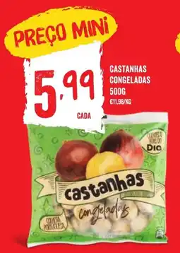 Castanhas congeladas