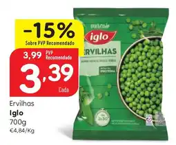 Minipreço Ervilhas Iglo promoção