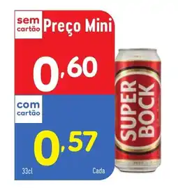 Minipreço Super bock promoção