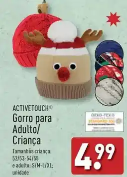 ALDI Active touch - gorro para adulto/crianca promoção