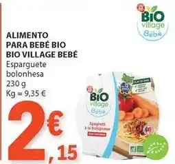 E.Leclerc Bio - alimento para bebé bio bio village bebé promoção