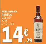 E.Leclerc Rum anejo abuelo promoção