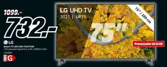 MediaMarkt LG Smart TV LED UHD 75UP7500 promoção