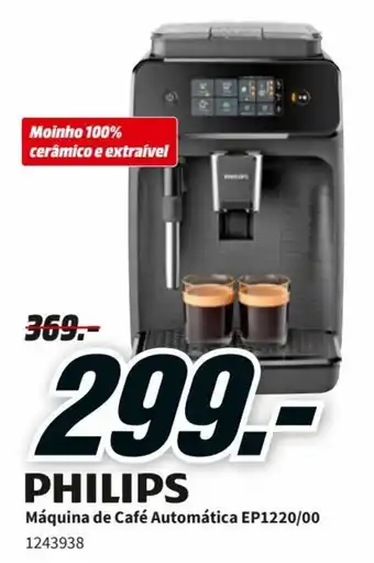 MediaMarkt Máquina de Café Automática EP1220/00 promoção