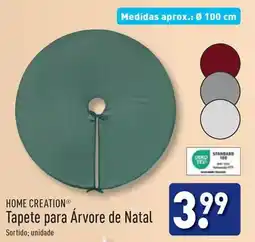 ALDI Home creation - tapete para arvore de natal promoção