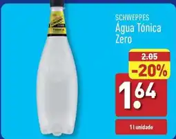 ALDI Schweppes - água tônica promoção