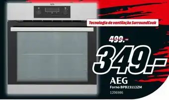 MediaMarkt AEG Forno BPB23112ZM promoção