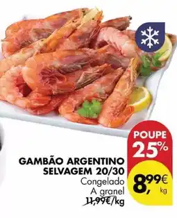 Pingo Doce A+ - gambão argentino selvagem 20/30 promoção