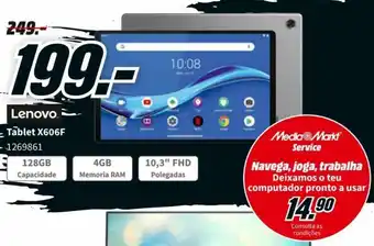 MediaMarkt Lenovo Tablet X606F promoção