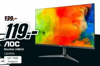MediaMarkt AOC Monitor 24B1H promoção
