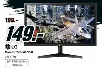 MediaMarkt LG Monitor 24L600F-B promoção