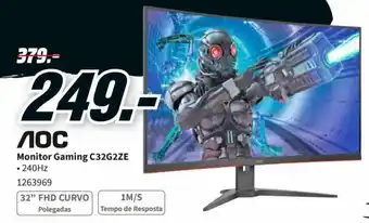 MediaMarkt AOC Monitor Gaming C32G2ZE promoção