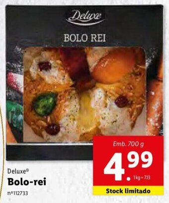 Lidl Deluxe Bolo-rei 700g promoção