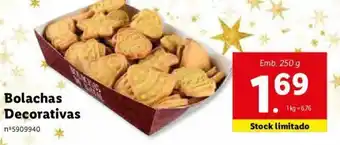 Lidl Bolachas Decorativas 250g promoção