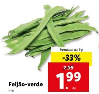 Lidl Feijão-verde promoção