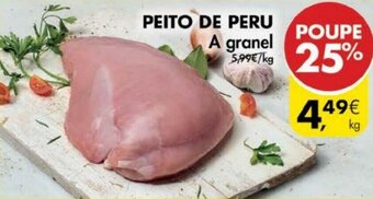 Pingo Doce Peito de Peru A Granel promoção
