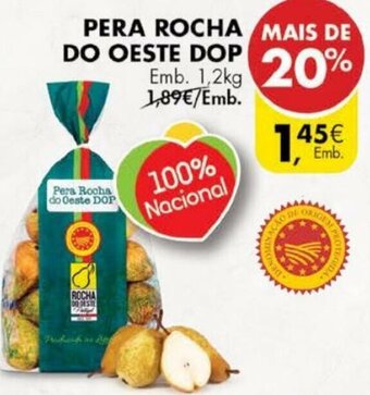 Pingo Doce Pera Rocha do Oeste DOP 1,2kg promoção
