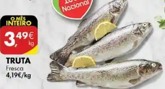 Pingo Doce Truta Fresca promoção