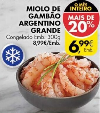 Pingo Doce Miolo de Gambão Agrentino Grande 300g promoção