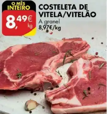 Pingo Doce Costeleta de Vitela/Vitelão promoção