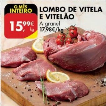 Pingo Doce Lombo de Vitela E Vitelão promoção