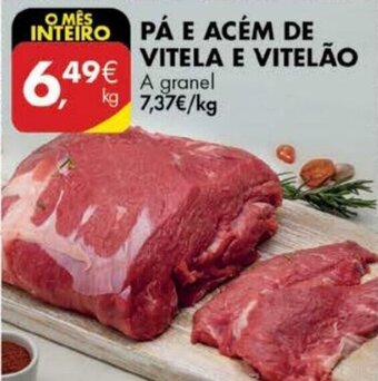 Pingo Doce Pá E Acém de Vitela E Vitelão promoção