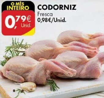 Pingo Doce Codorniz promoção