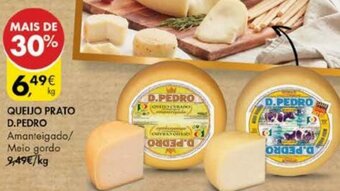 Pingo Doce Queijo Prato D. Pedro promoção