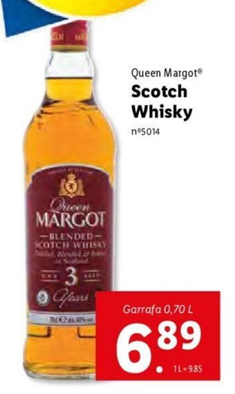 Lidl Queen Margot Scotch Whisky 0,70L promoção