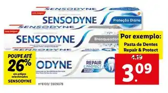 Lidl Pasta de Dentes Repair & Protect Sensodyne promoção