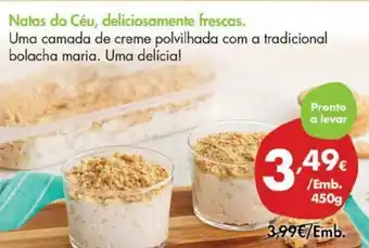 Pingo Doce Natas do Céu, Deliciosamente Frescas 450g promoção