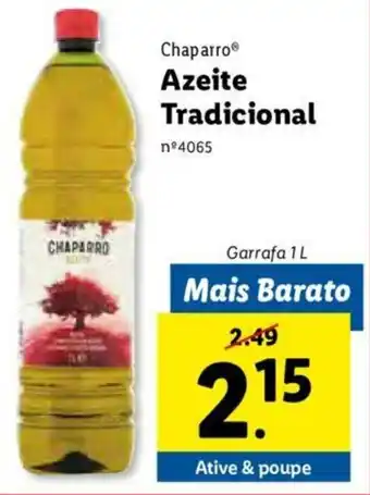 Lidl Chaparro Azeite Tradicional 1L promoção