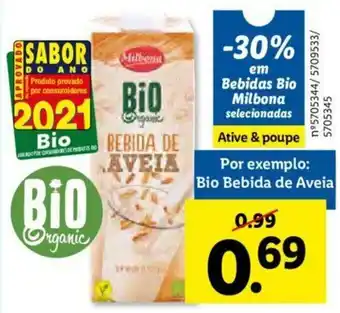 Lidl Bio Bebida de Aveia promoção