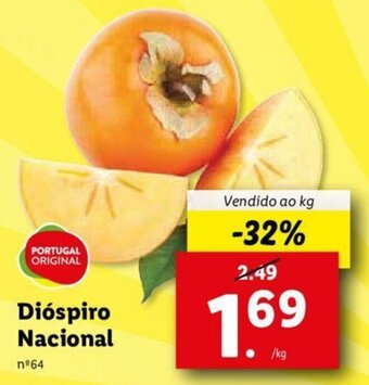 Lidl Dióspiro Nacional promoção