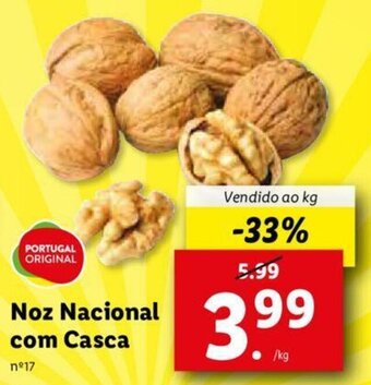 Lidl Noz Nacional com Casca promoção