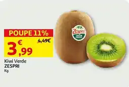 Auchan Kiwi Verde ZESPRI promoção