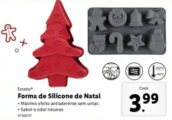 Lidl Ernesto Forma de Silicone de Natal promoção