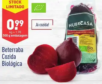 ALDI Beterraba Cozida Biológica 500g promoção