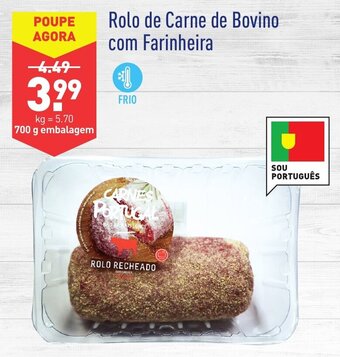 ALDI Rolo de Carne de Bovino com Farinheira 700g promoção