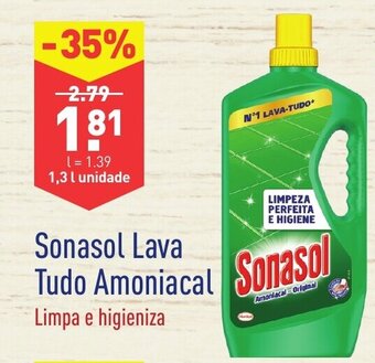 ALDI Sonasol Lava Tudo Amoniacal 1,3L promoção