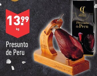 ALDI Presunto de Peru promoção