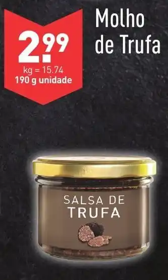 ALDI Molho de Trufa 190g promoção
