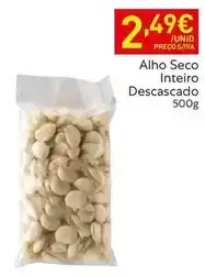Recheio Alho seco inteiro descascado promoção