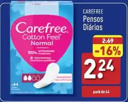 ALDI Carefree - pensos diários promoção
