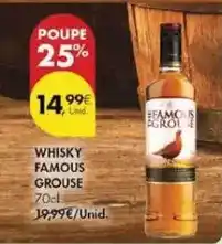 Pingo Doce Whisky famous grouse promoção