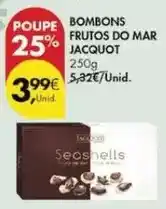 Pingo Doce Jacquot - bombons frutos do mar promoção