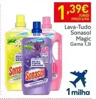 Recheio Sonasol - lava-tudo magic gama promoção