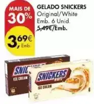 Pingo Doce Snickers - gelado promoção