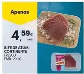 Continente Bife de atum continente promoção