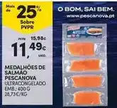 Continente Pescanova - medalhões de salmão promoção